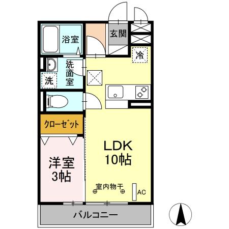 マリンプラザ　Ａ 間取り