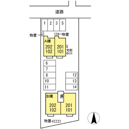 メナー　Ｂ 間取り