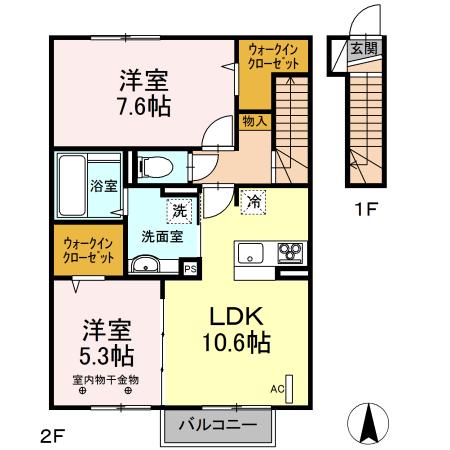 リーフガーデン　ＷＥＳＴ 間取り