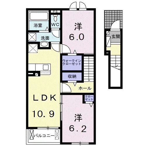 リジエール　Ｂ 間取り