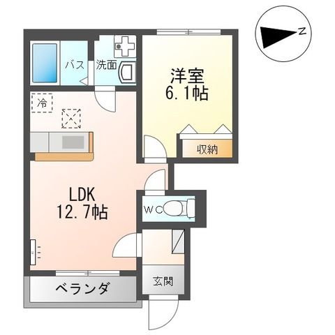 クレストール・Ｋ 間取り