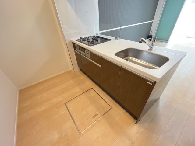笹谷字古屋前新築アパート キッチン