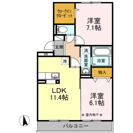 コンフォートＭ 間取り