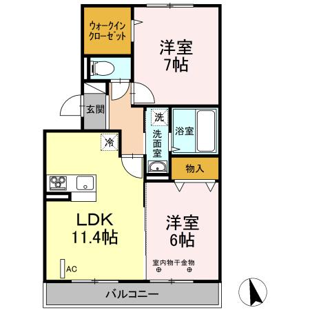 サロン・ド・ＲＩＫＵ 間取り