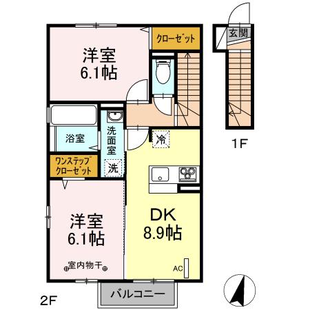 サン・グランデル　Ａ 間取り