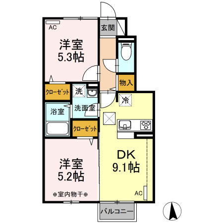 ハニーテラス 間取り