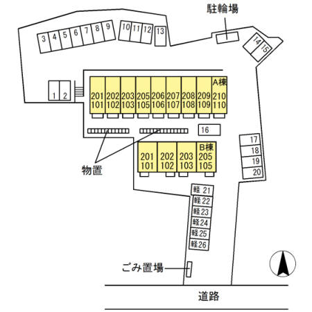 Ｄ－ｒｏｏｍ小倉寺　Ａ 間取り