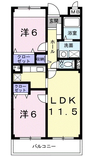 ディアコート・Ｍ 間取り