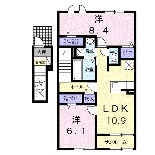 ルミナーラ西中央 間取り
