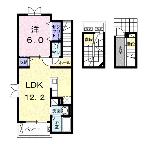ウエストハイツ　和 間取り
