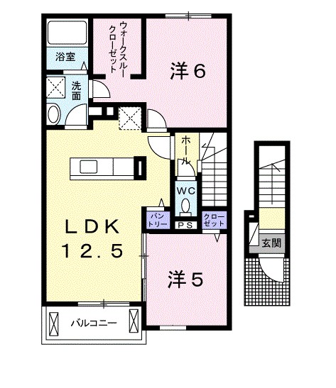 ディアーズ茨沢 間取り