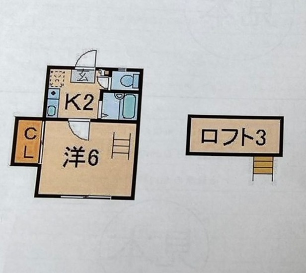 レオパレス南福島第1 間取り