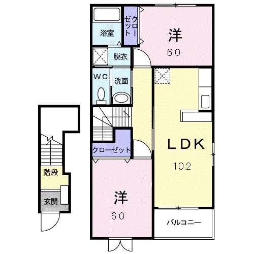 ロックスリー一番館 間取り