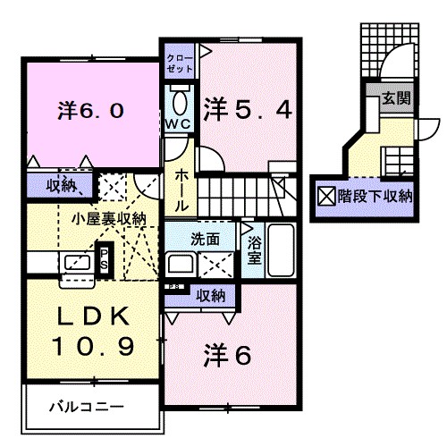 パールメゾン弐番館 間取り