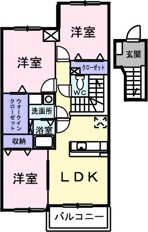 ヒルサイドスクエアⅠ 間取り