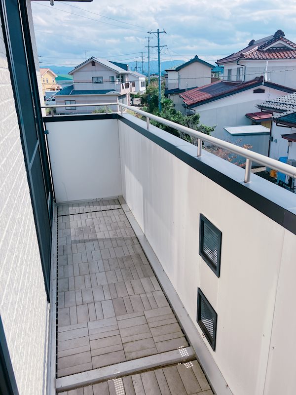 伊達中志和田貸家 ベランダ