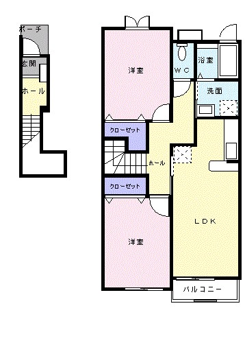 福島県伊達郡川俣町鶴沢鶴東 間取り