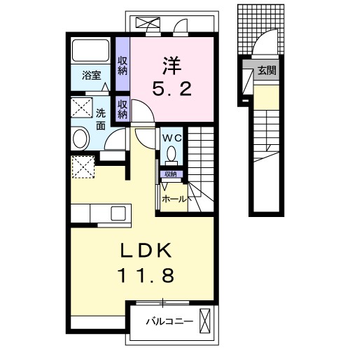 福島県伊達市南堀 間取り