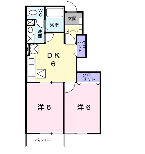 福島県伊達郡桑折町諏訪 間取り