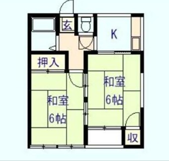 大旦ハイツ 間取り