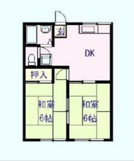赤橋ハイツ 間取り