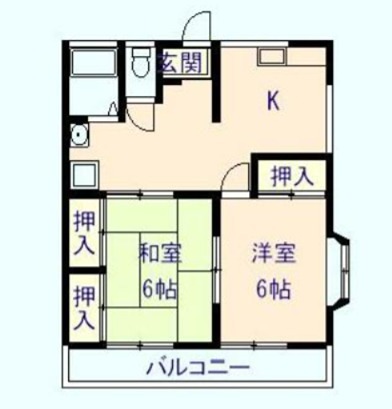 弥生ハイツ 間取り