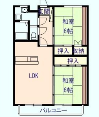 駅前ハイツ 間取り
