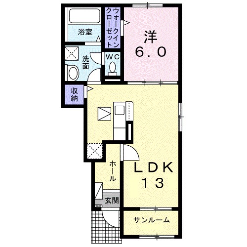 リジエール　Ｃ 間取り