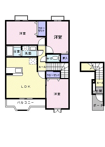 ソレアードⅡ 間取り