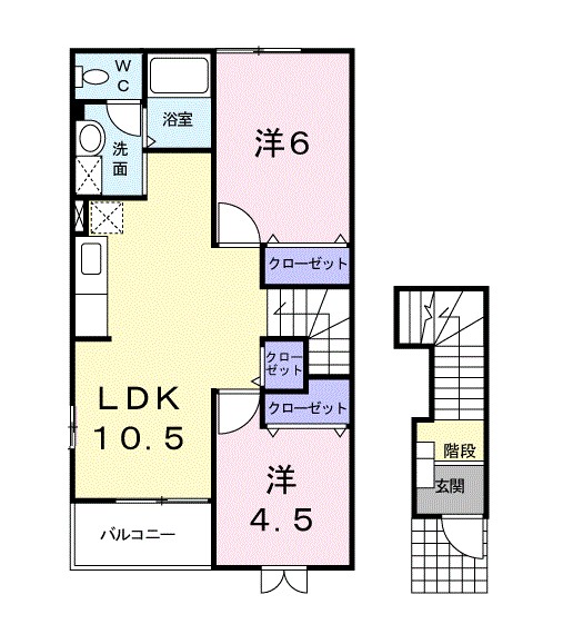 サニーフォレストⅡ 間取り