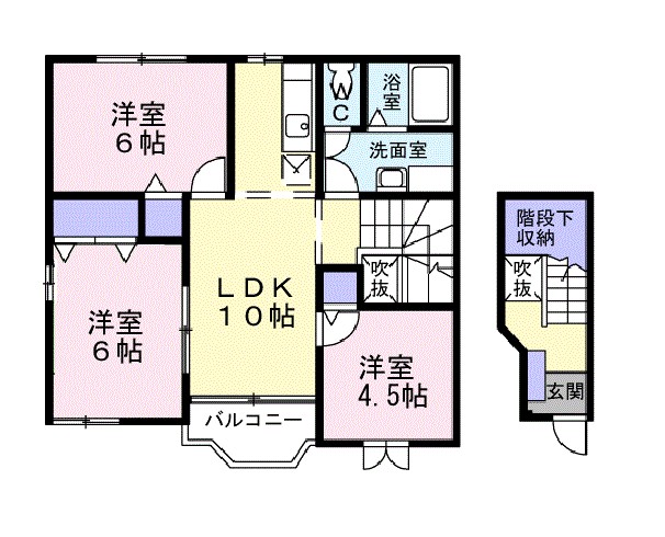 リーヴ・メゾンⅢ 間取り