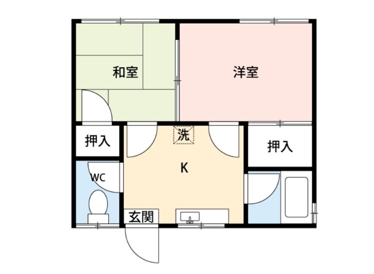 フレッツ笹谷 間取り