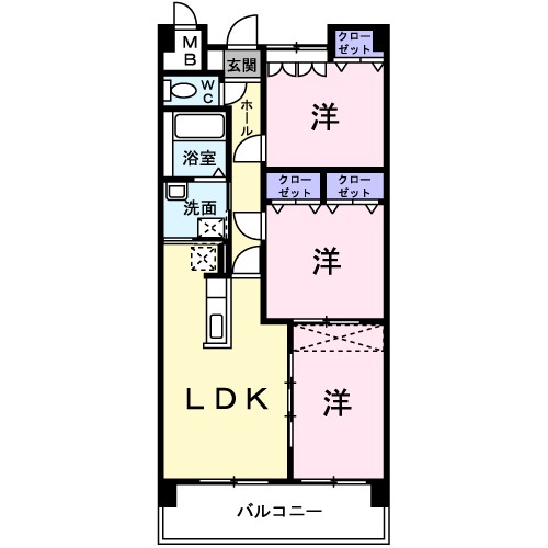 グランソレイユ西中央 間取り