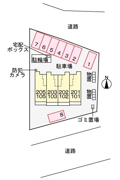 ファイアブルーム大森 駐車場