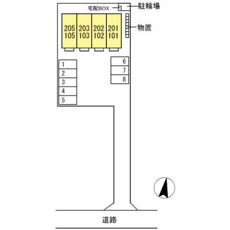 D-climb 駐車場