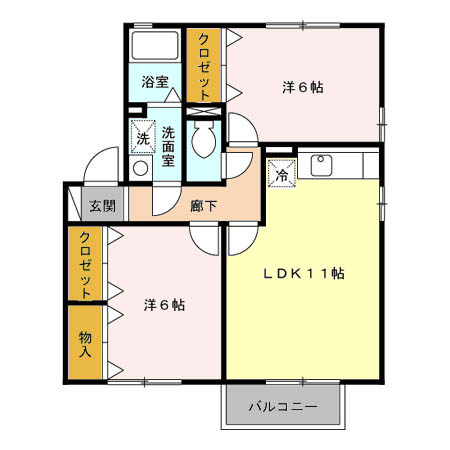 オリゾン　Ａ 間取り