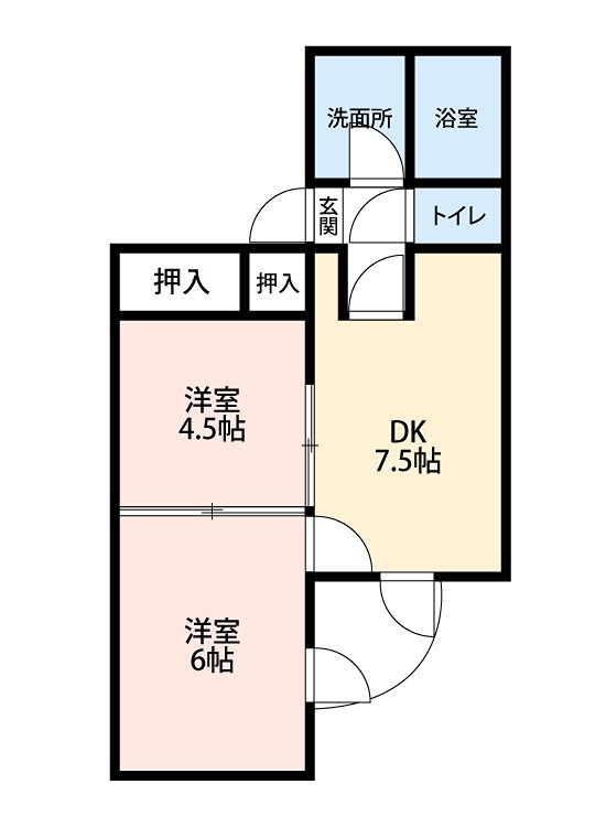 フォレストパークA 間取り