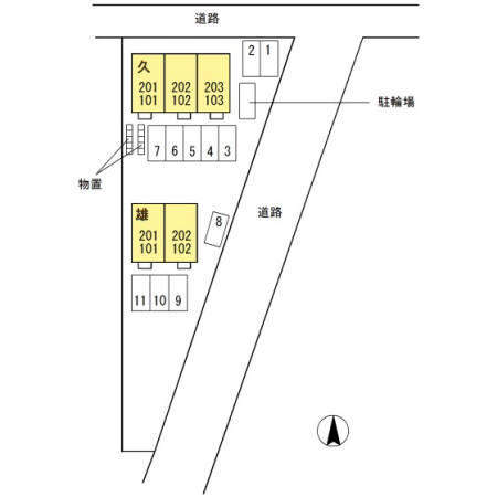グリーンライフ　　雄 駐車場