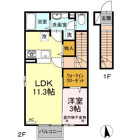 ピュアタウンＦ 間取り