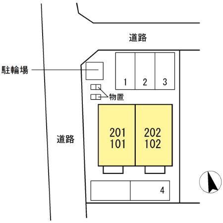 ピュアタウンＦ 駐車場