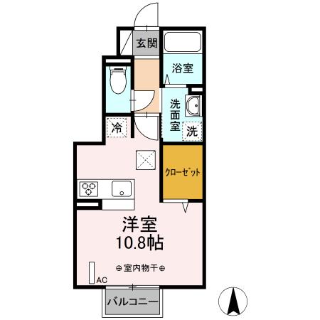 マウントハイツ　はちまん 間取り