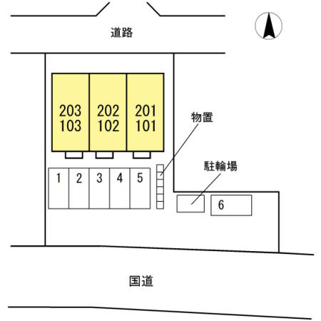 マウントハイツ　はちまん 駐車場