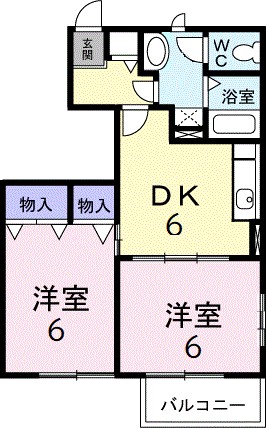 ボヌールアビテＢ 間取り