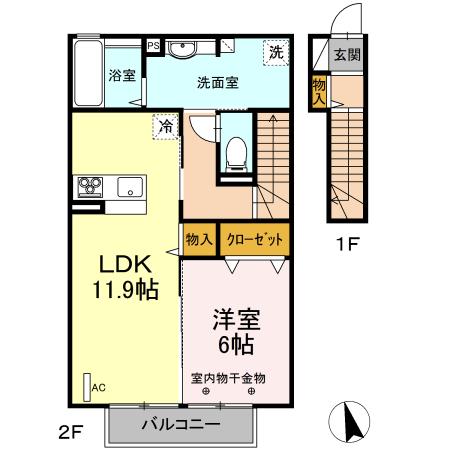 グラン・コンフォール わたすげ 間取り