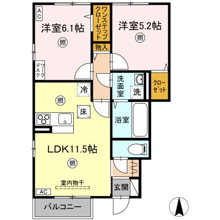 メゾン叶 間取り