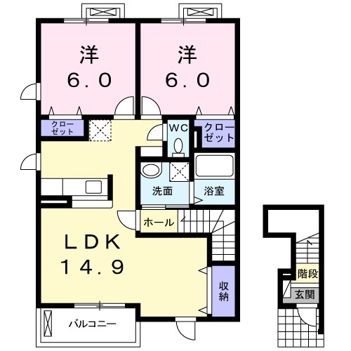 ヒルズタウンⅠ 間取り