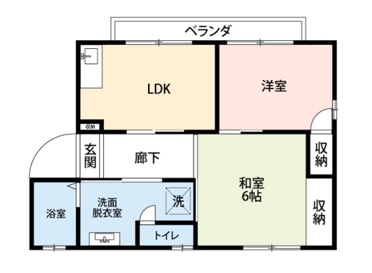 クレアールB 間取り