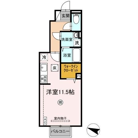 サンテラス　Ｂ 間取り