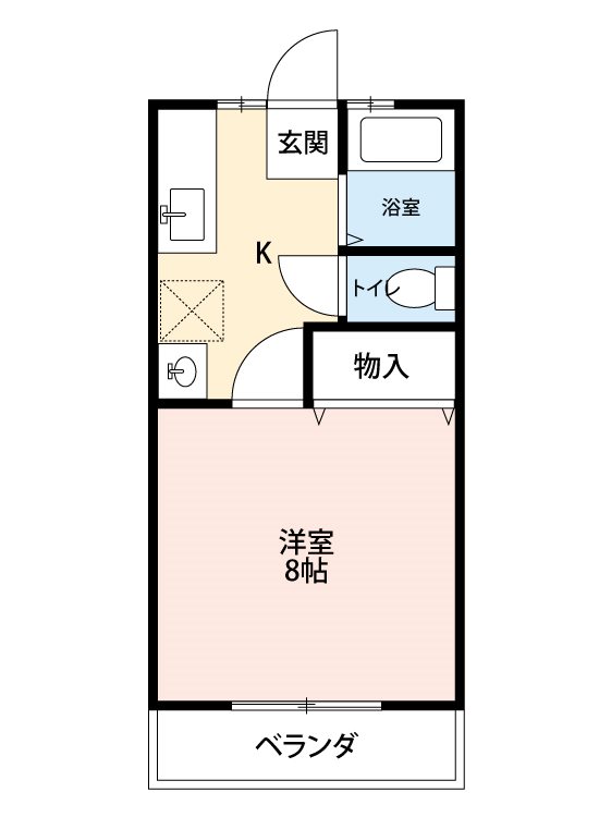 エルメゾン城ノ内A棟 間取り