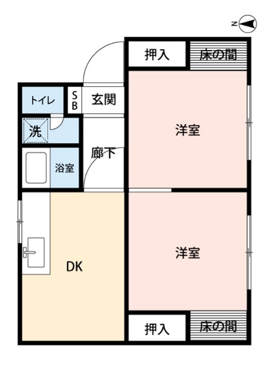 エアリーハイツB 間取り